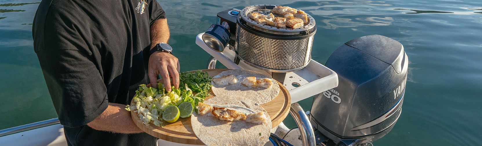 <br>Fresh Coral Trout Wraps with Chilli, Lime & Coriander