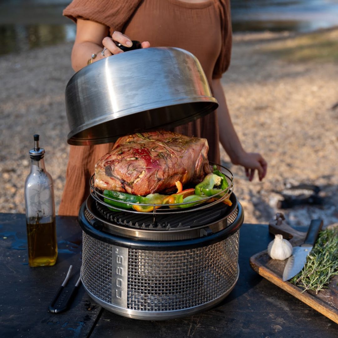 Wok Cooking Cobb Bbq Grill COBB Grill Air || Portable Charcoal BBQ