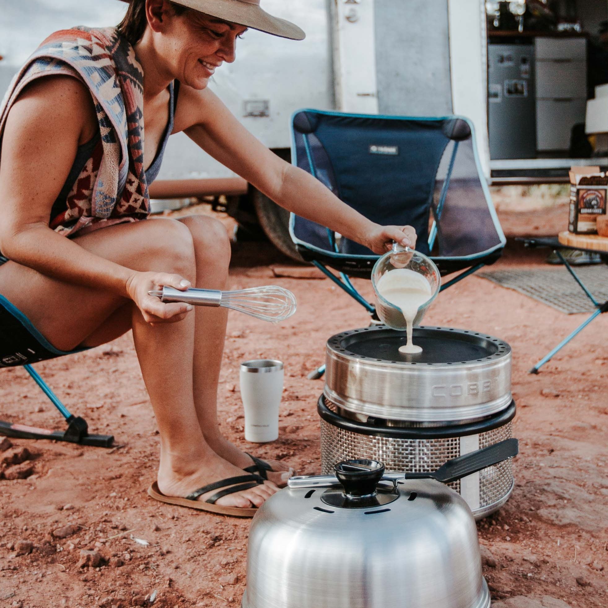 Dome Extension & Chicken Roasting Stand