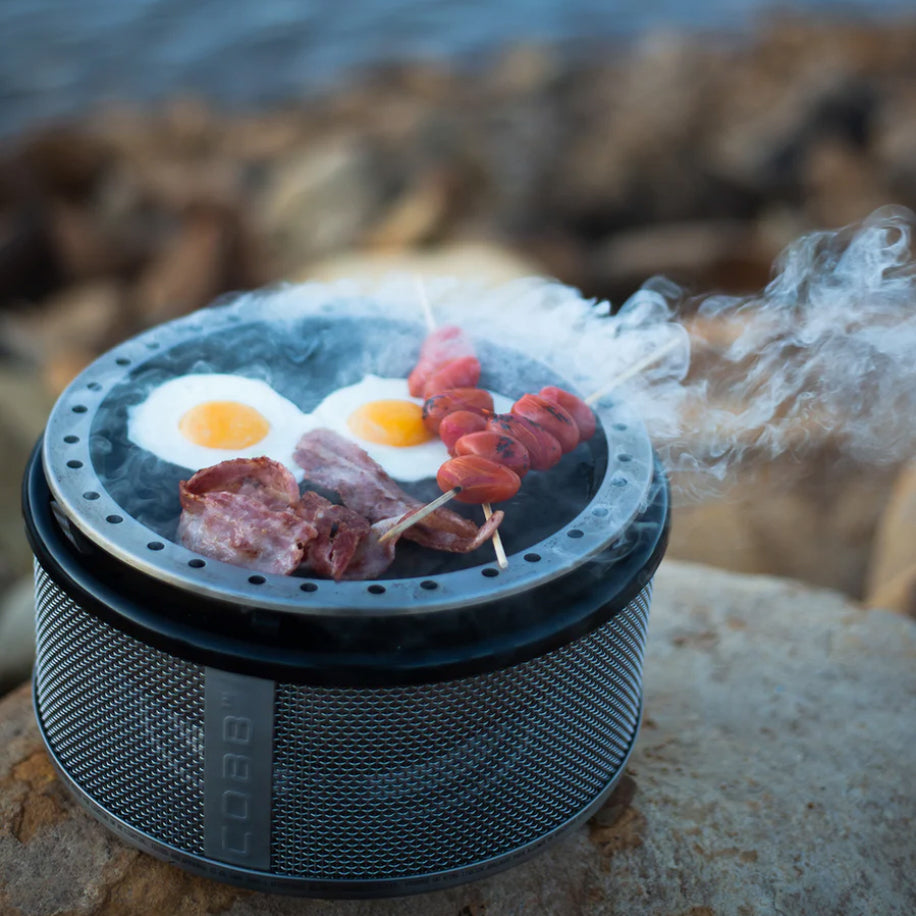 COBB Grill Australia Portable BBQ breakfast