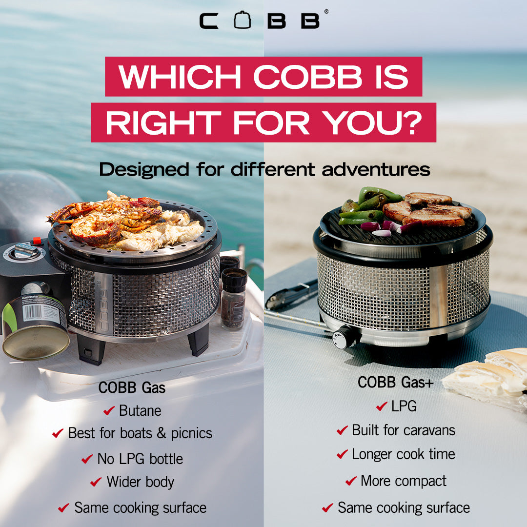 COBB Grill Gas+ Bundle (LPG) With Free Pizza Stone