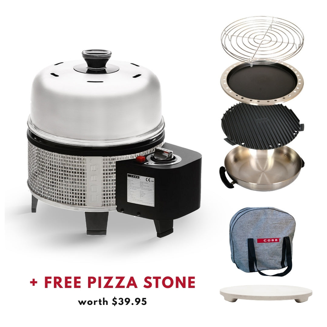 COBB Grill Gas Bundle with Pizza Stone