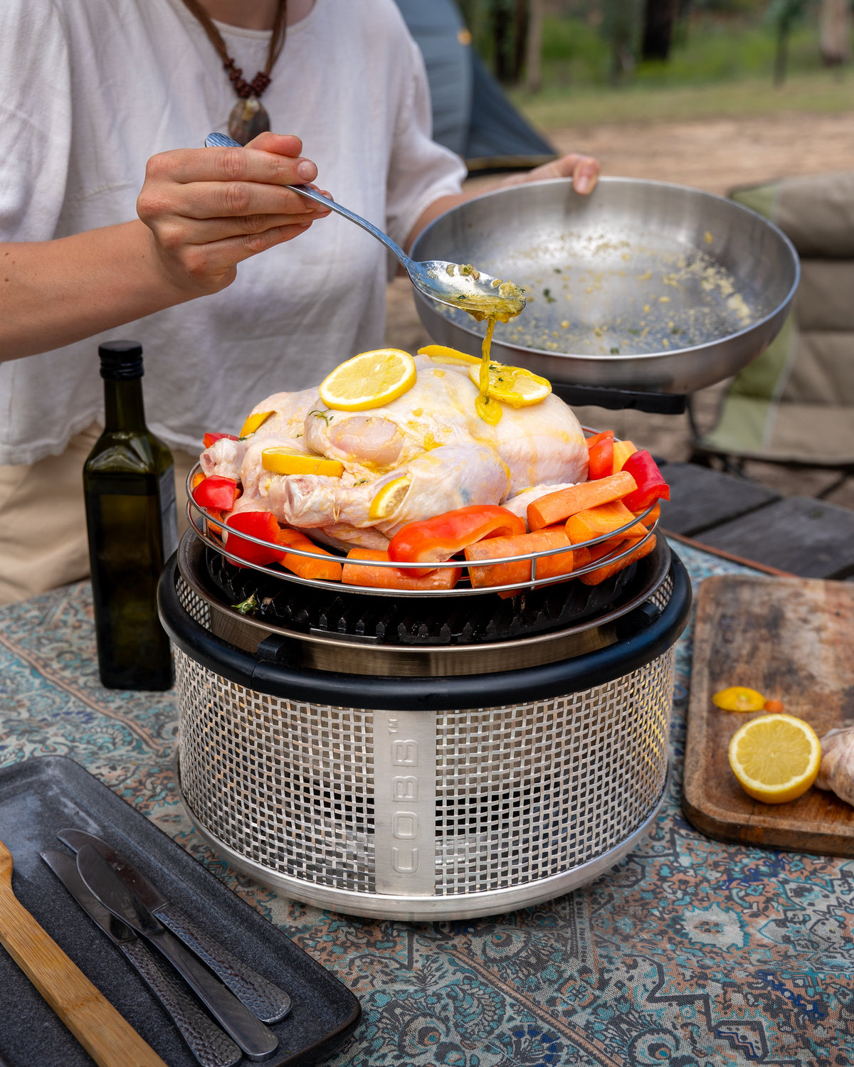 Fenced Roast Rack || COBB Grill Australia