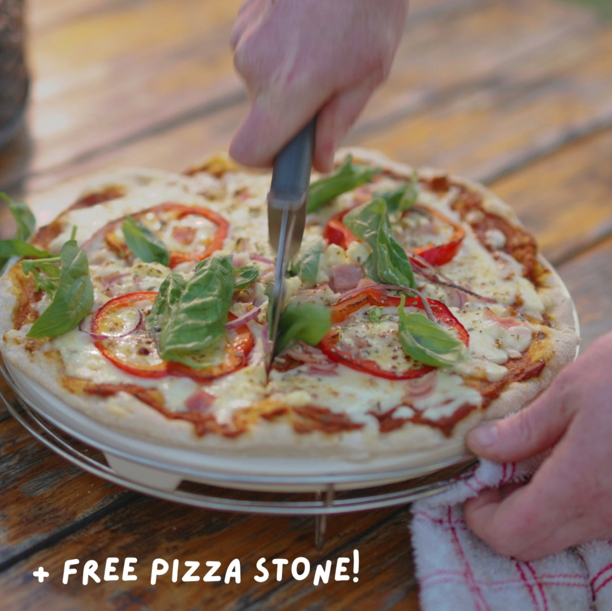 COBB Grill Gas+ Bundle (LPG) With Free Pizza Stone